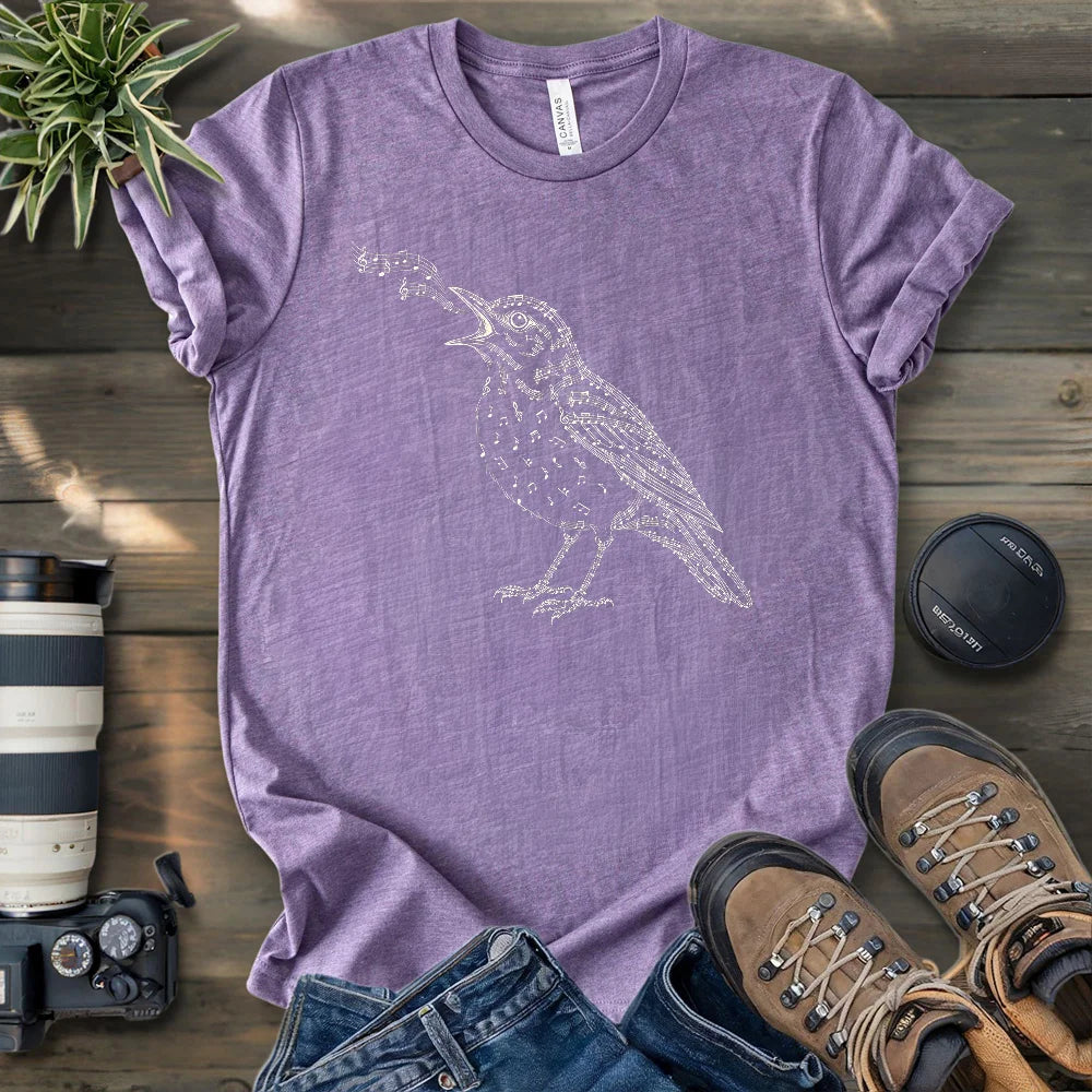 Bird Made Of Music T-shirt