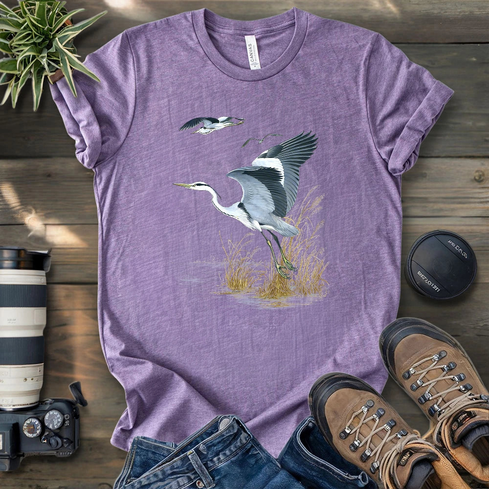 Grace of the Heron T-shirt