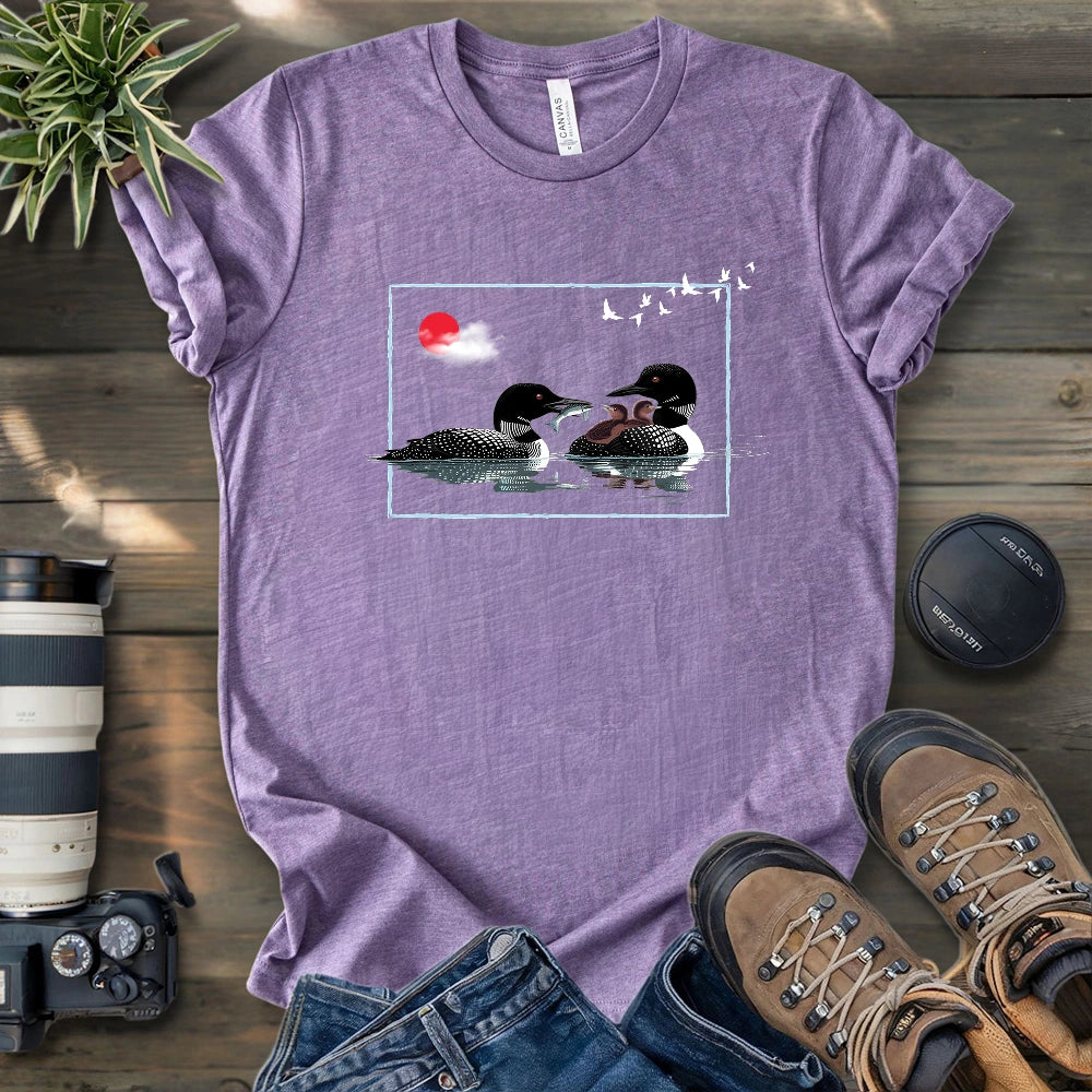 Loon Family T-shirt