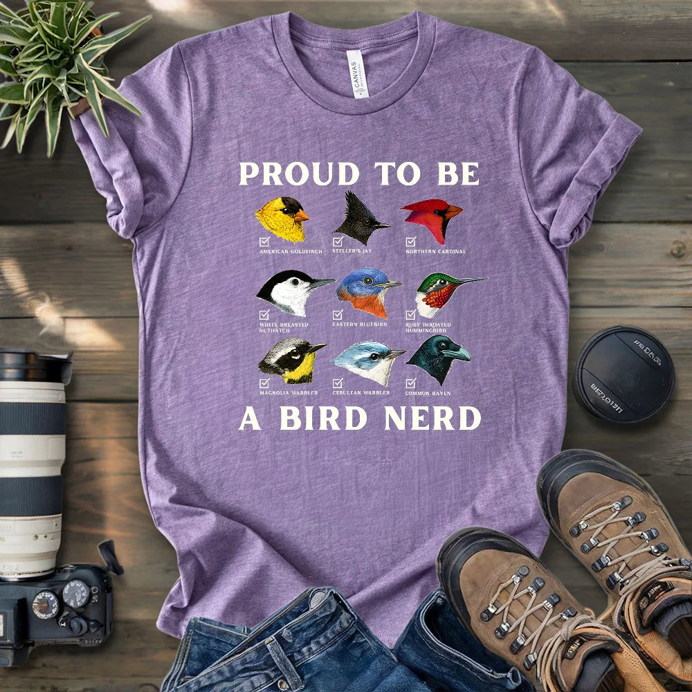 Proud To Be A Bird Nerd T-shirt