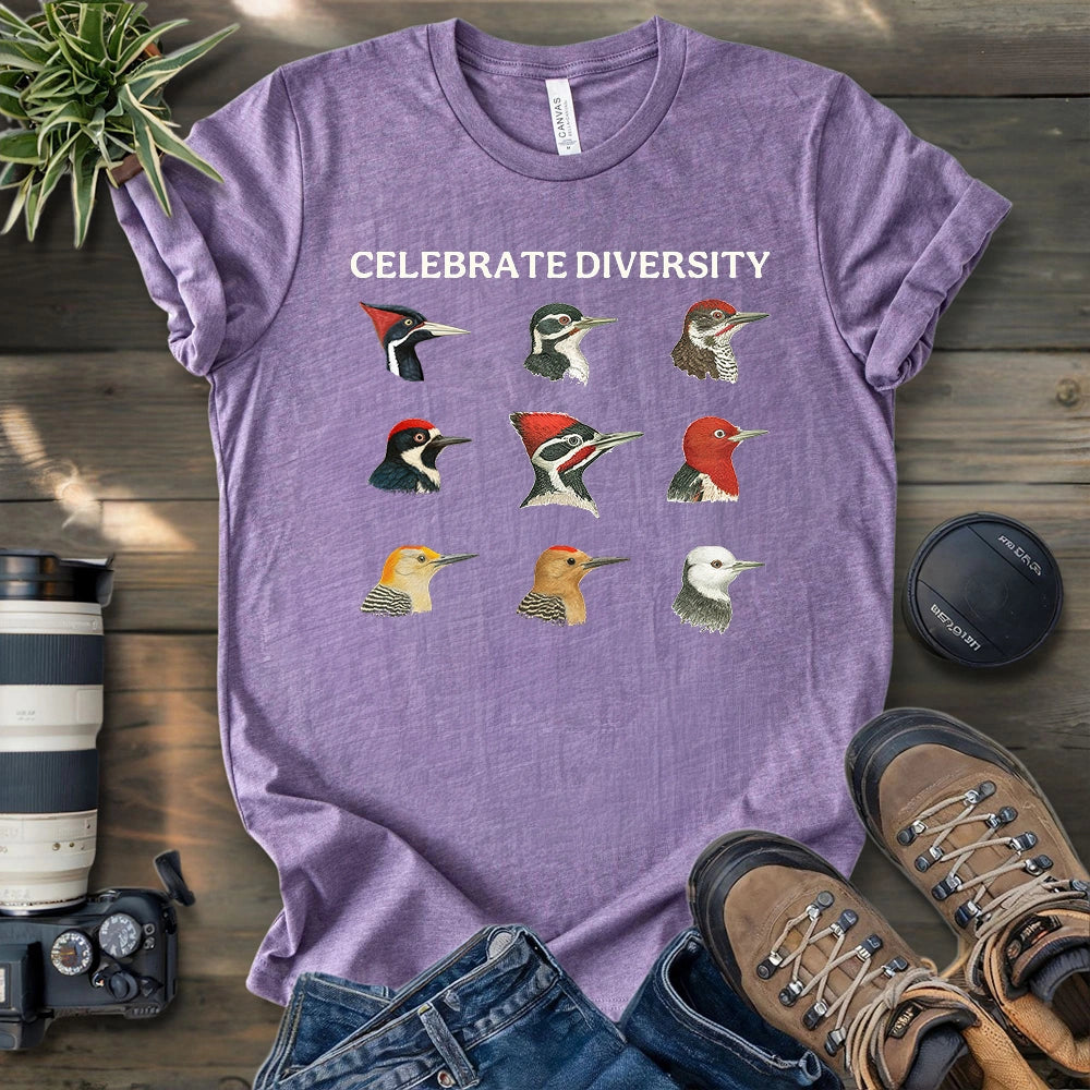 Woodpecker Diversity T-shirt