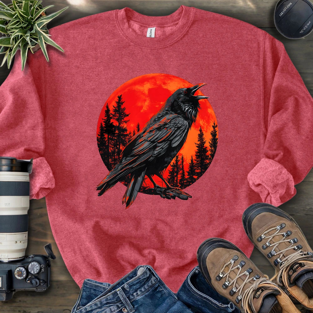 Blood Moon Raven Sweatshirt