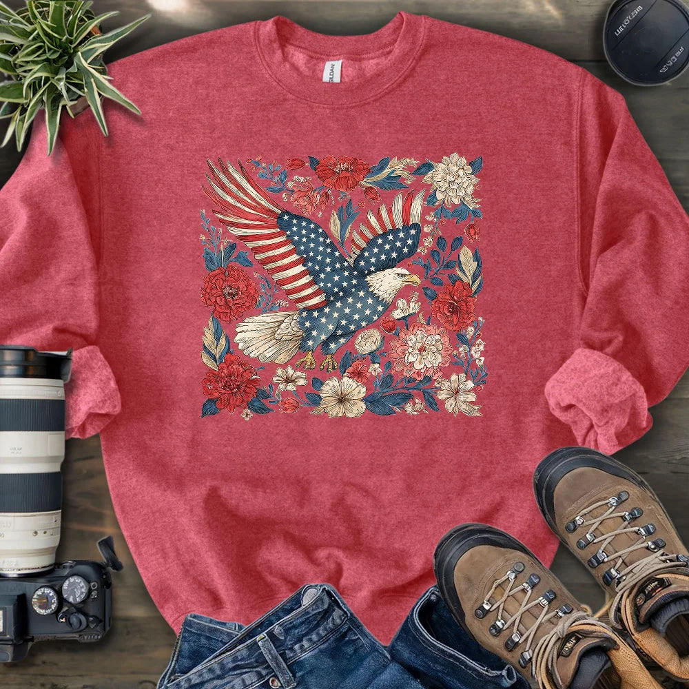 Eagle Of 4th Of July Sweatshirt