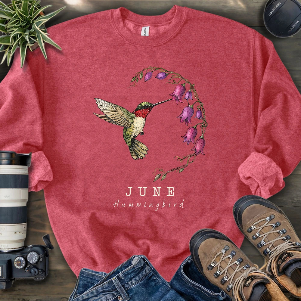 June Hummingbird Sweatshirt