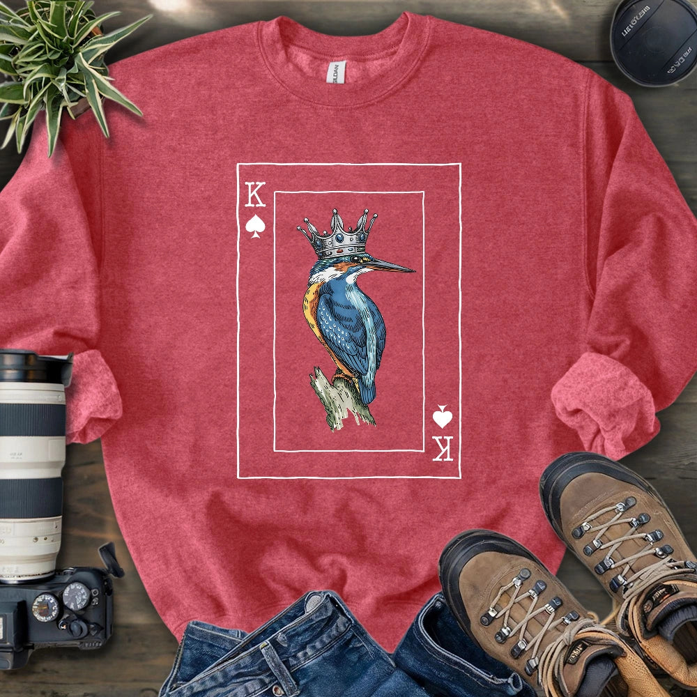 Kingfisher of Spades Sweatshirt