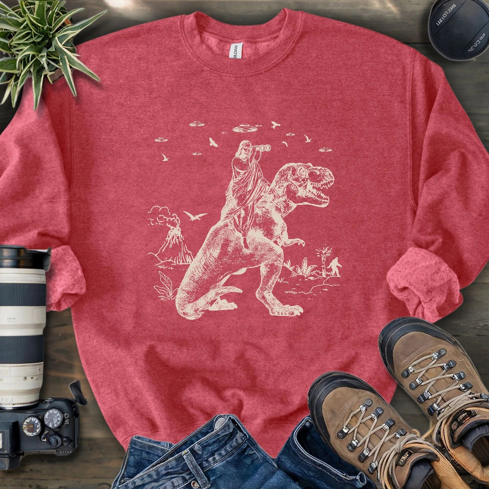 Riding Gators, Spotting Birds Sweatshirt