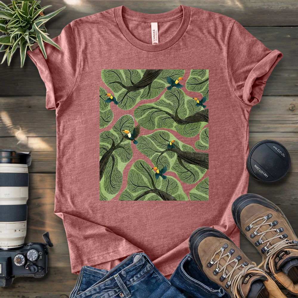 Toucan In Jungle T-shirt