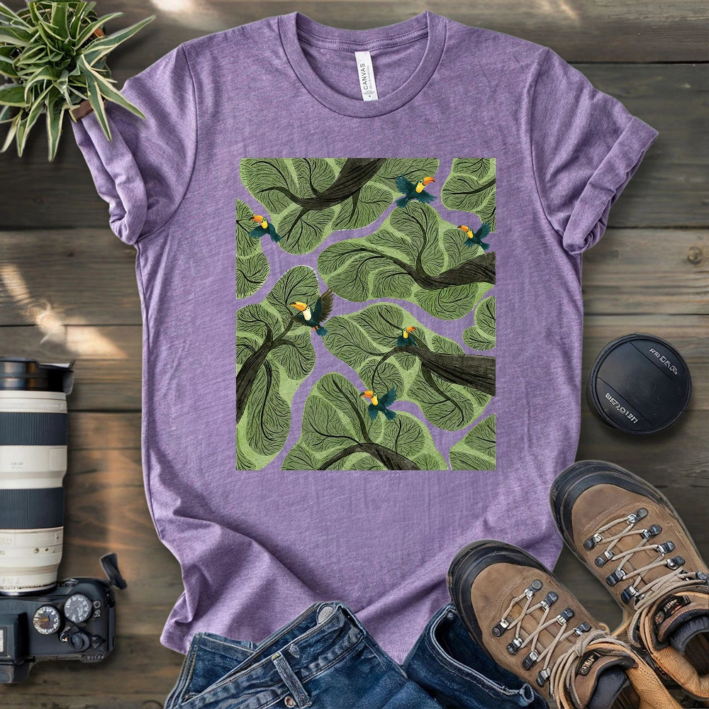 Toucan In Jungle T-shirt