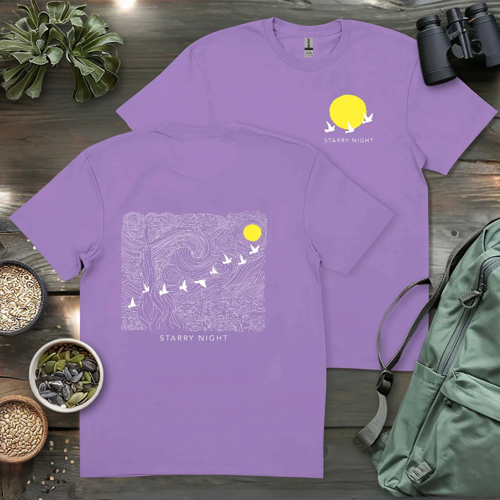 Starry Night Migration 2 Side T-shirt