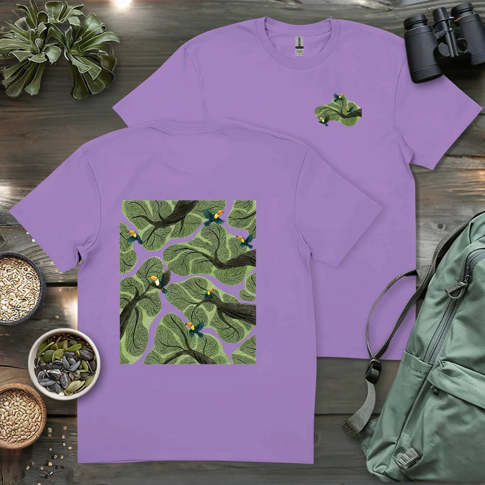 Toucan In Jungle 2 Side T-shirt