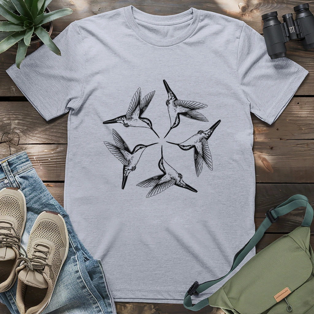 Hummingbird Flower T-shirt
