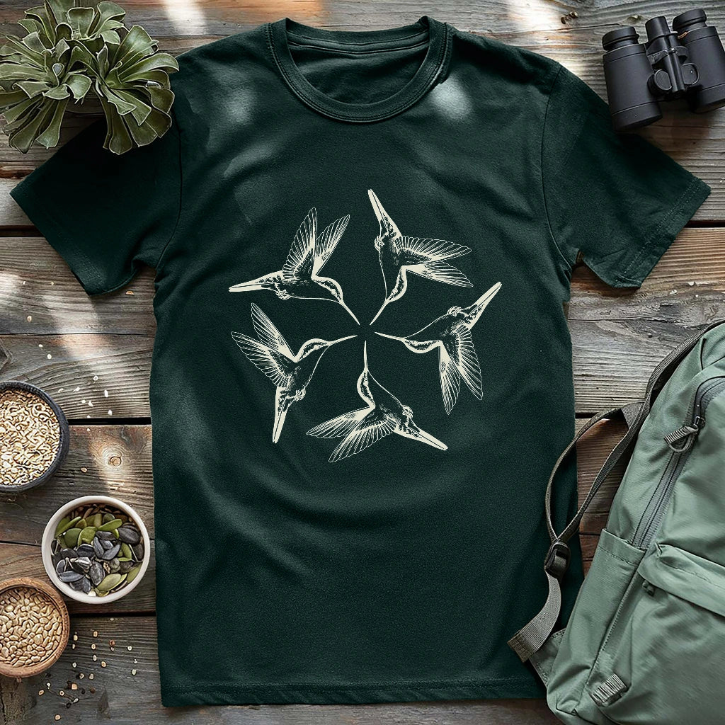 Hummingbird Flower T-shirt