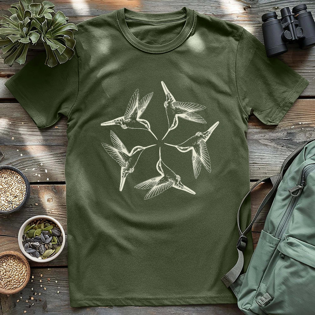 Hummingbird Flower T-shirt