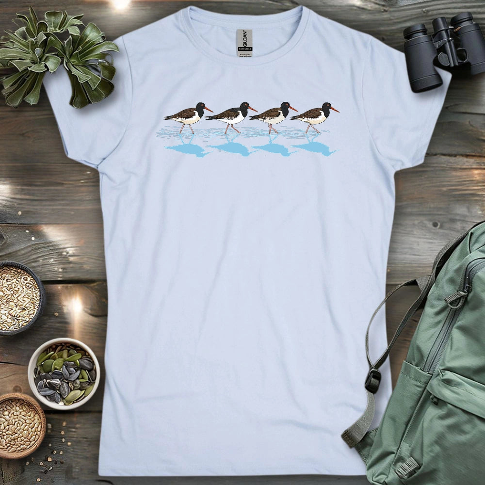 Oystercatchers Walking Women's T-shirt