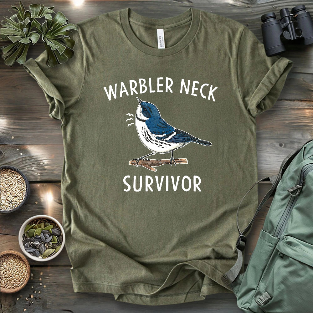 Warbler Neck Survivor T-shirt