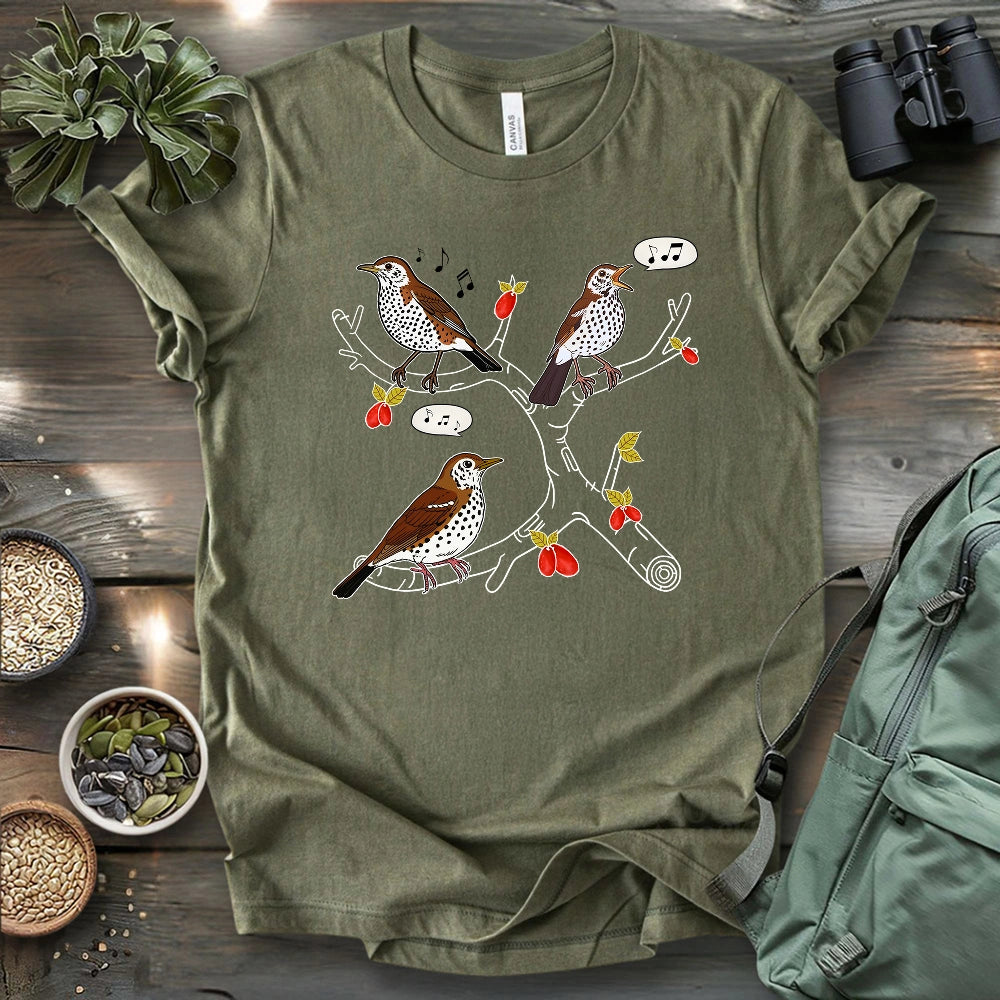 Wood Thrush's Song T-shirt