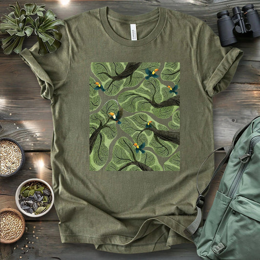 Toucan In Jungle T-shirt