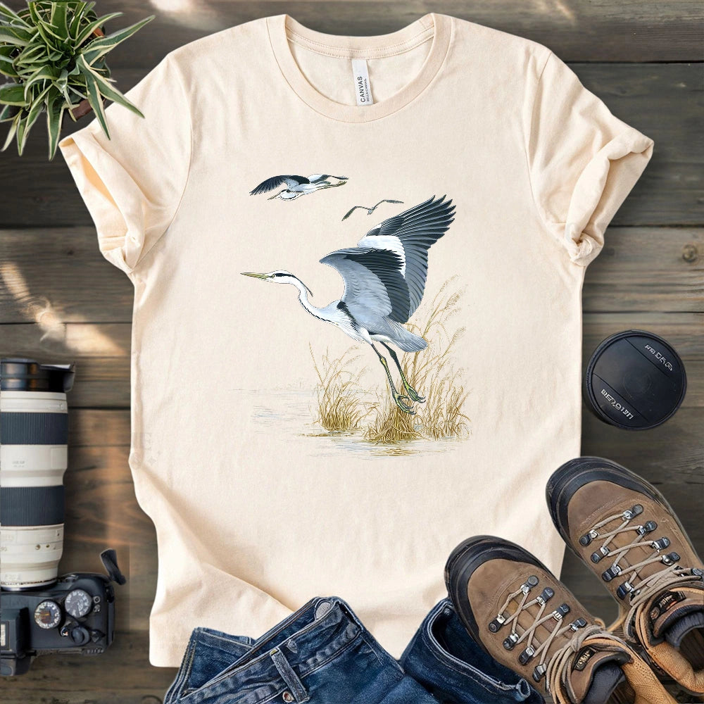 Grace of the Heron T-shirt