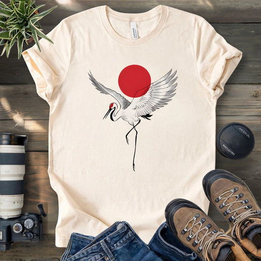 Japan Sun Crane T-shirt