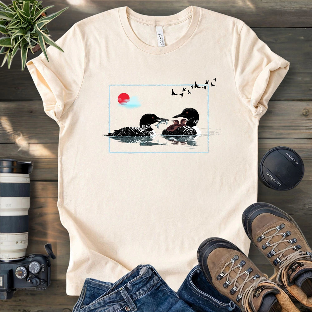 Loon Family T-shirt