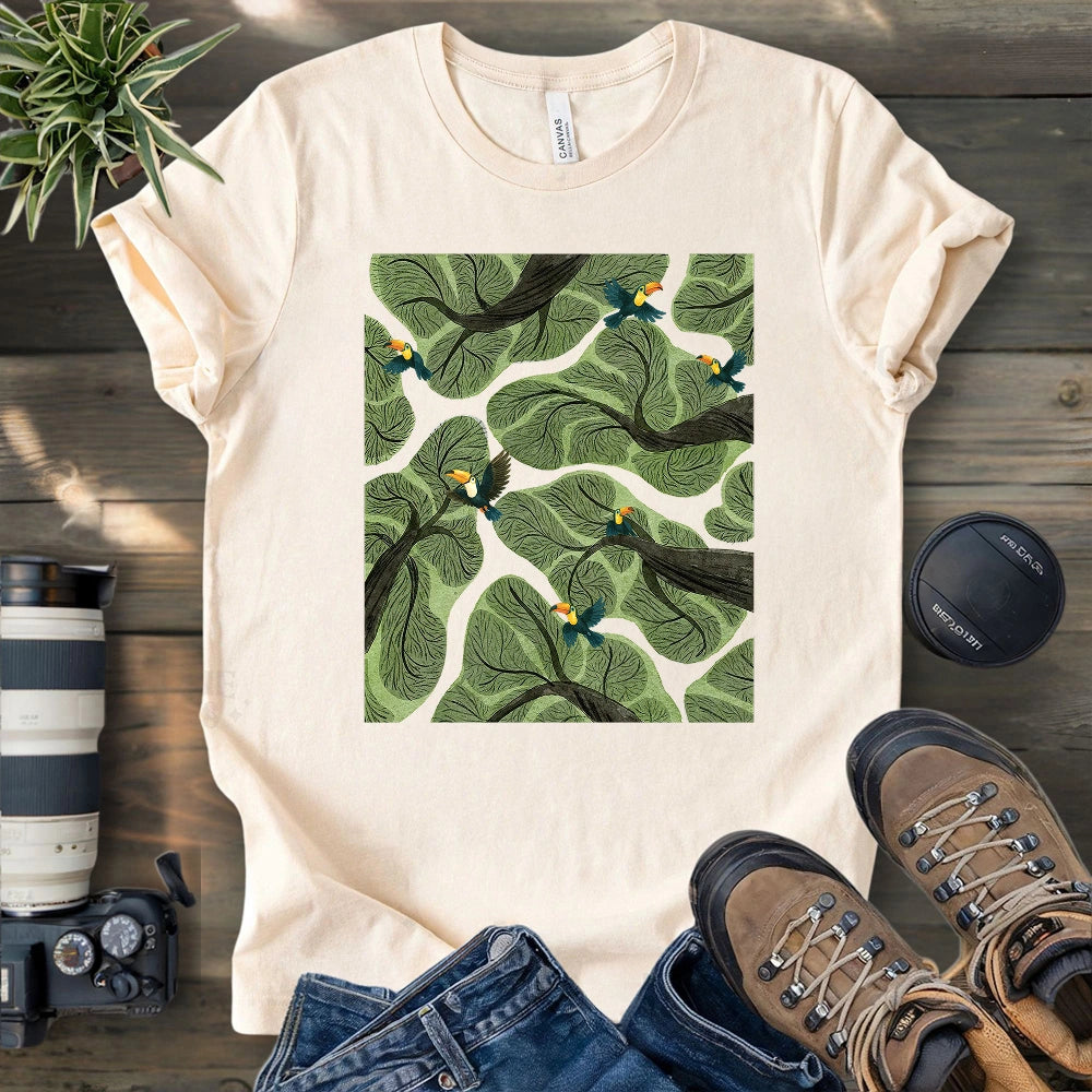 Toucan In Jungle T-shirt