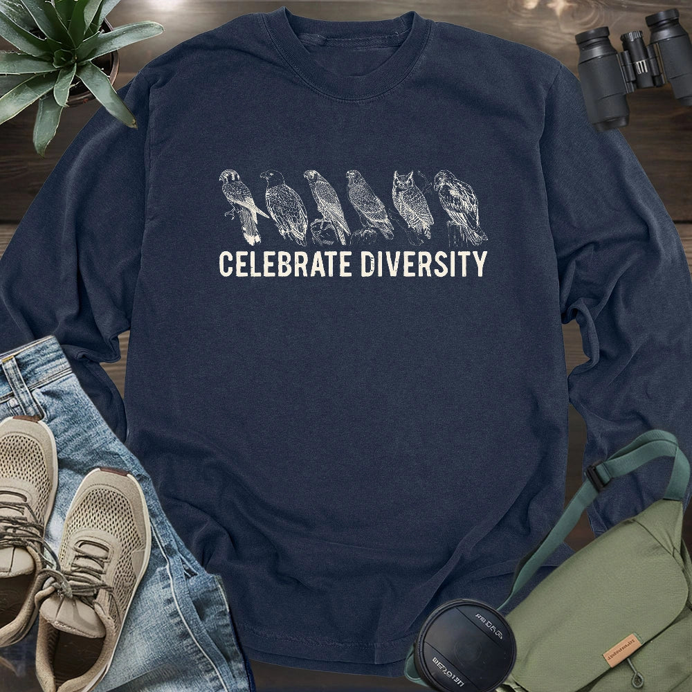 Celebrate Raptor Diversity Long Sleeve T-shirt
