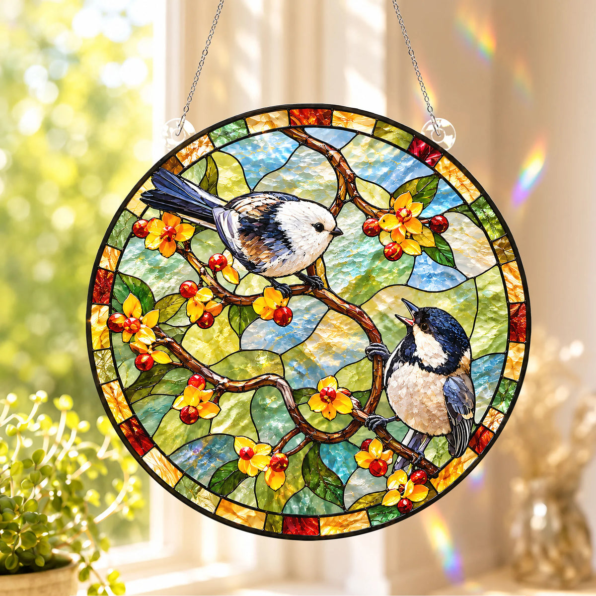 A Couple Of Chickadee Ornament