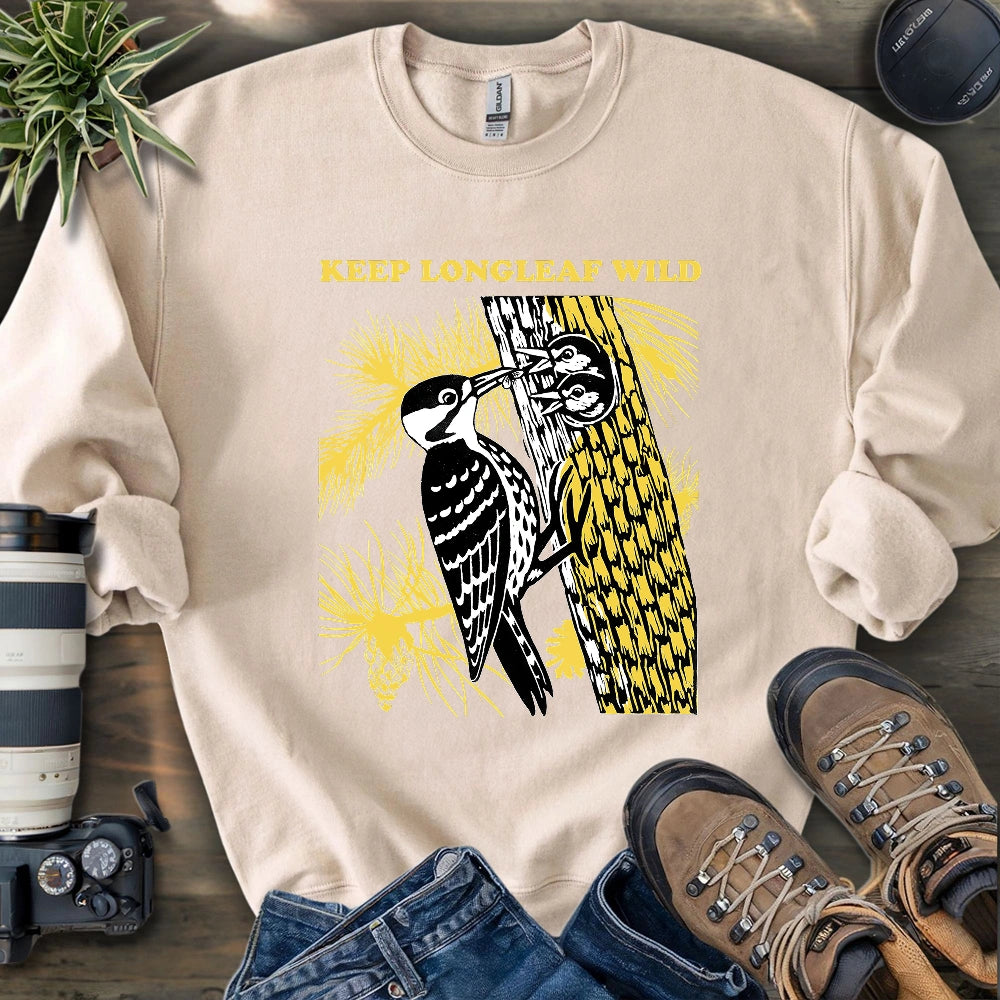 Protect Red-cocked Woodpecker Sweatshirt