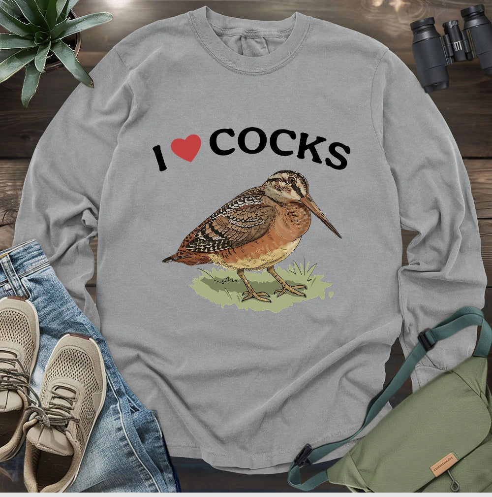 I Love Cock Long Sleeve T-shirt