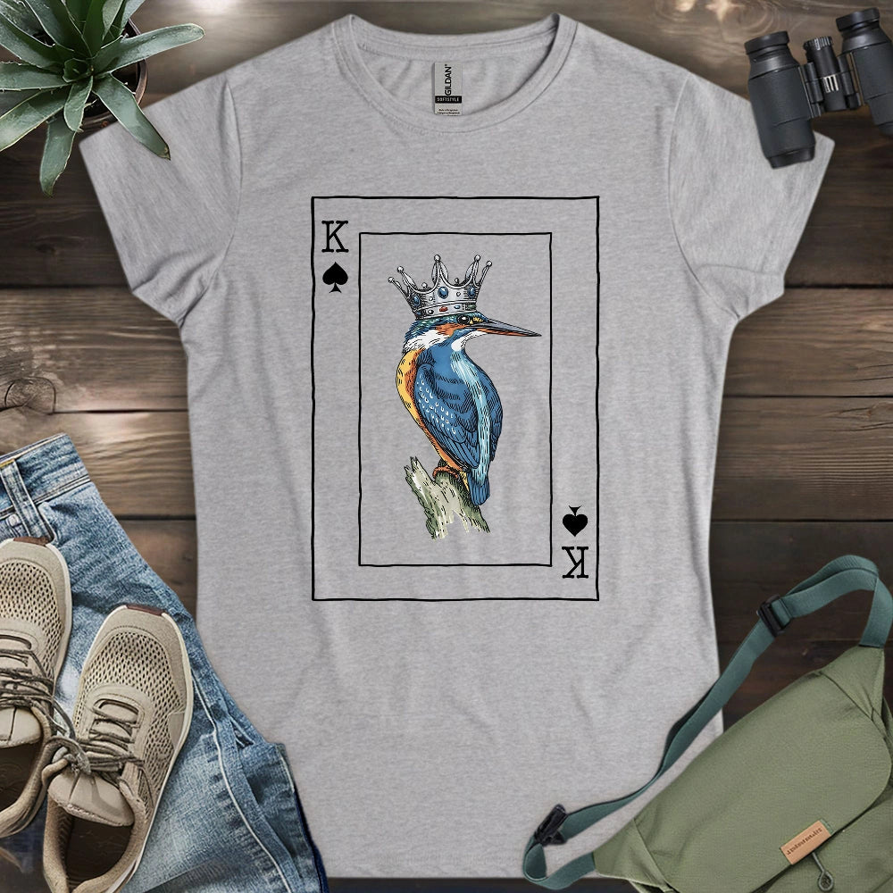 Kingfisher of Spades Women's T-shirt