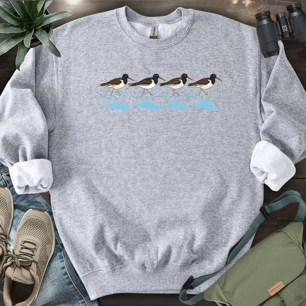 Oystercatchers Walking Sweatshirt