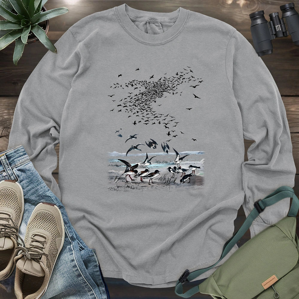 Sandpiper Migration Long Sleeve T-shirt