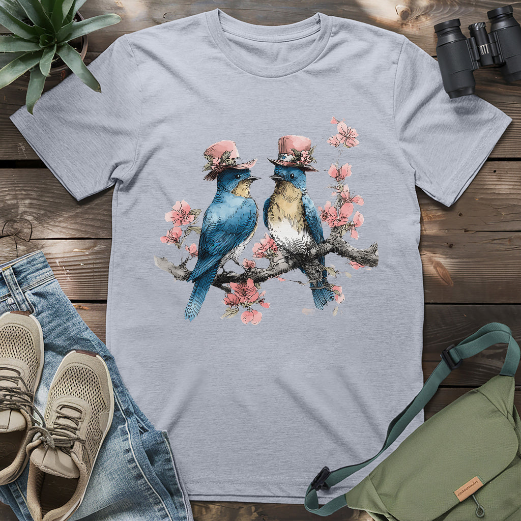 Blossom Bluebird Twins T-shirt