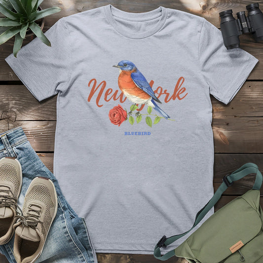 Bluebird In New York T-shirt