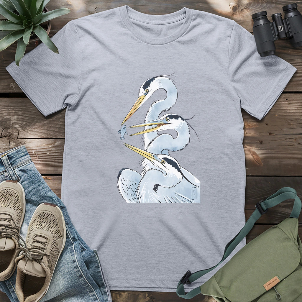 Fighting For A Fish T-shirt