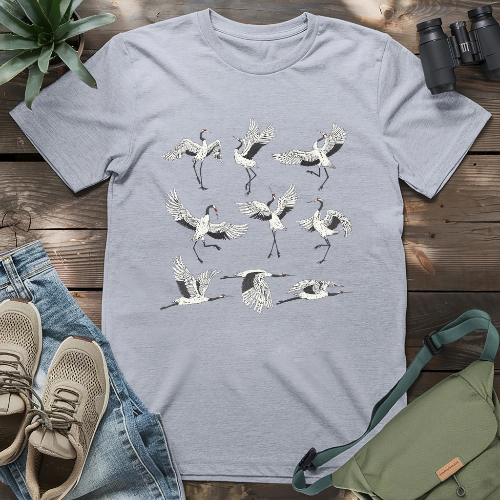 Graceful Cranes T-shirt