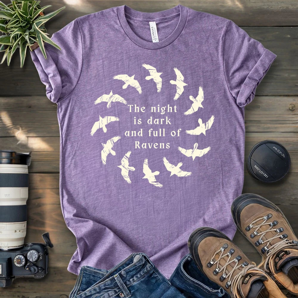 Night Full Of Ravens T-shirt