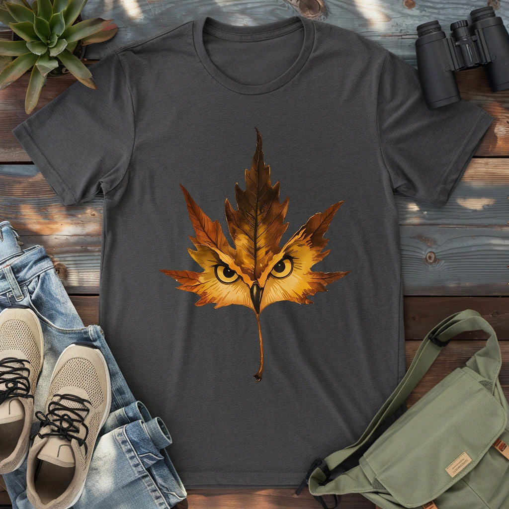 Owl Mapple Leaf T-shirt