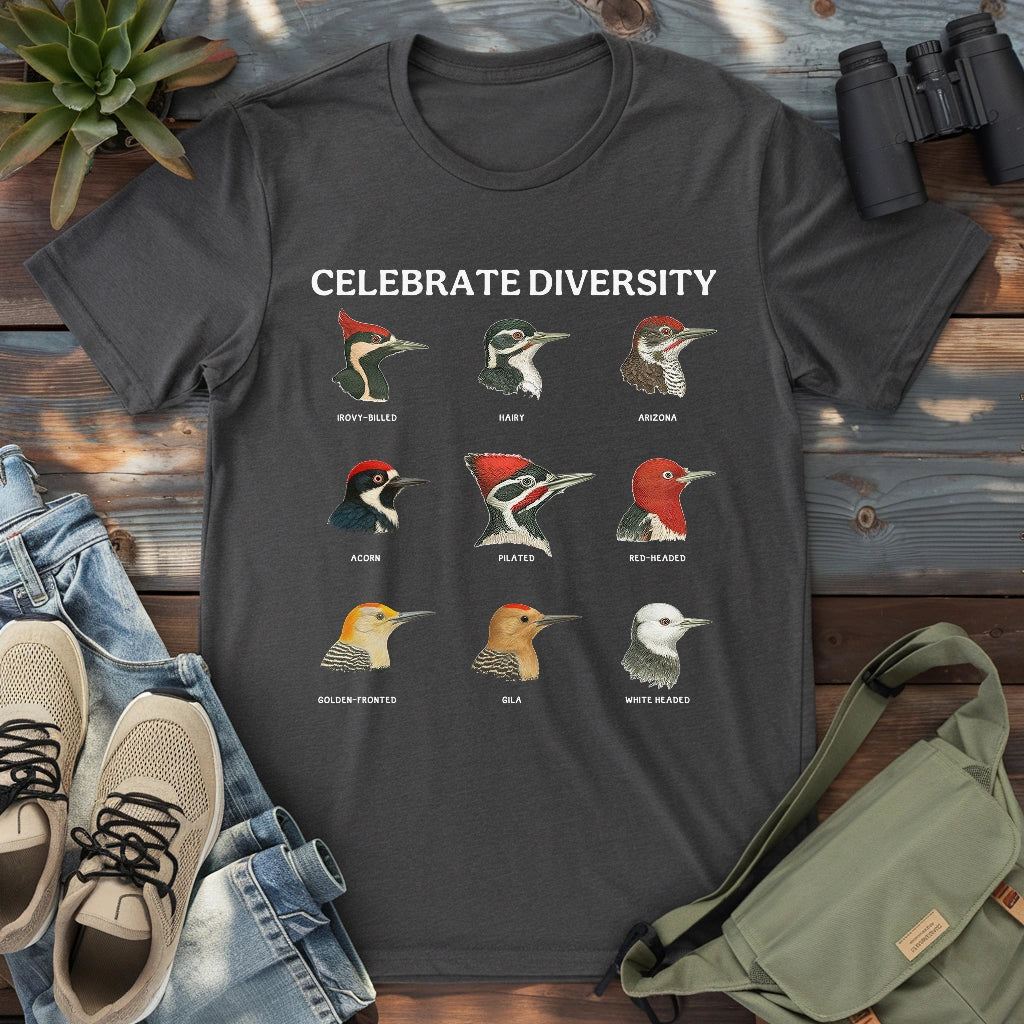 Woodpecker Diversity T-shirt