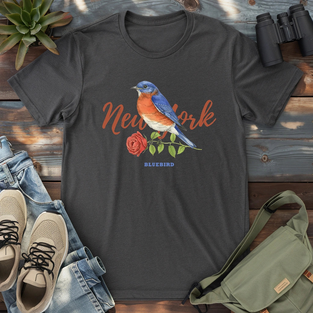 Bluebird In New York T-shirt