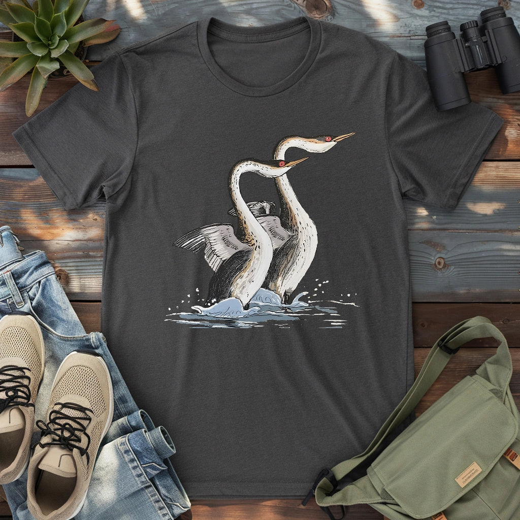 Dancing Grebes T-shirt