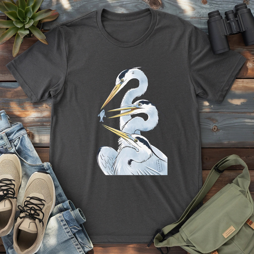 Fighting For A Fish T-shirt