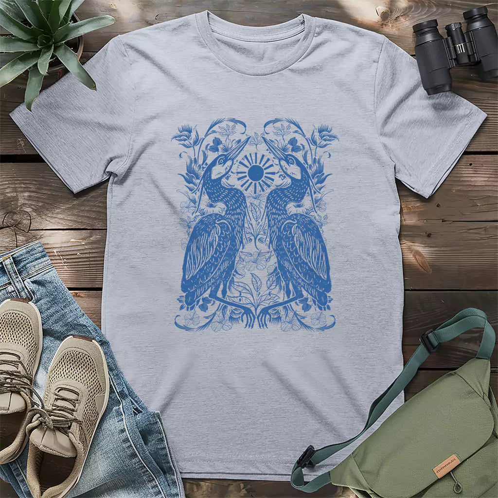 Beautiful dawn of the herons shirt.