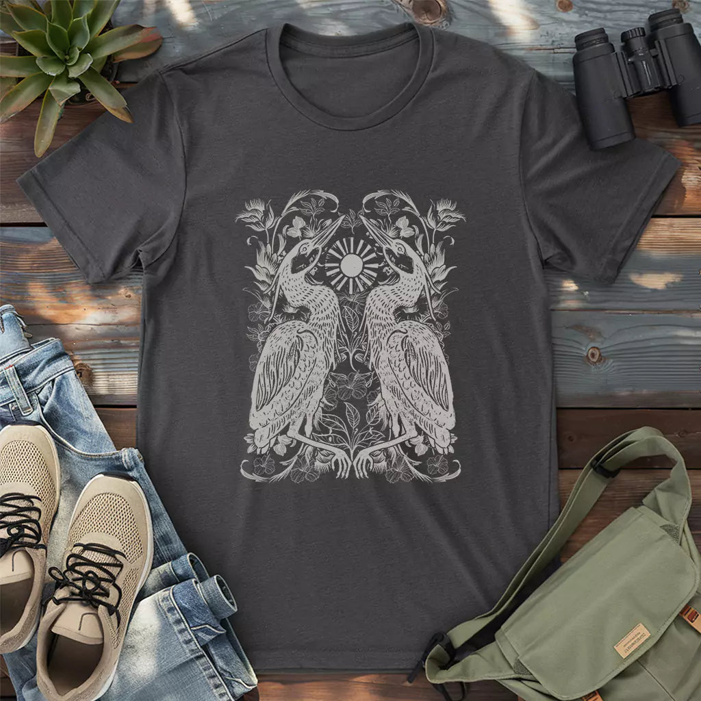Beautiful dawn of the herons shirt.