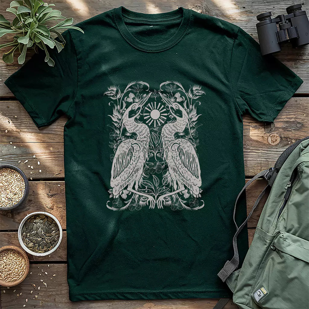 Beautiful dawn of the herons shirt.