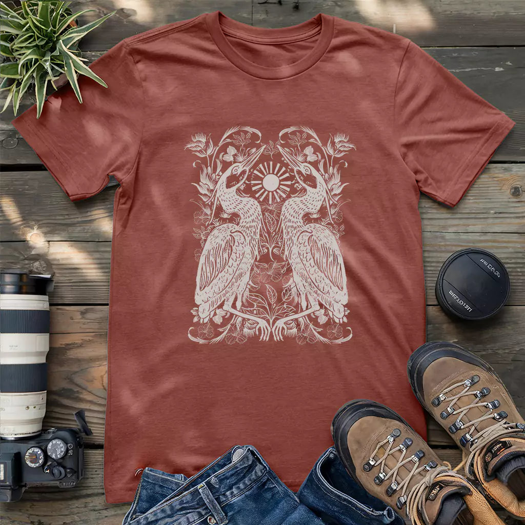 Beautiful dawn of the herons shirt.
