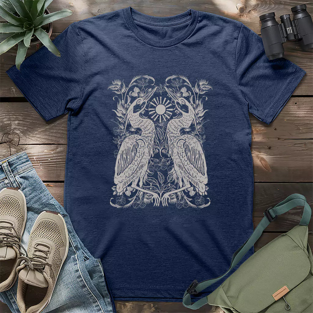 Beautiful dawn of the herons shirt.