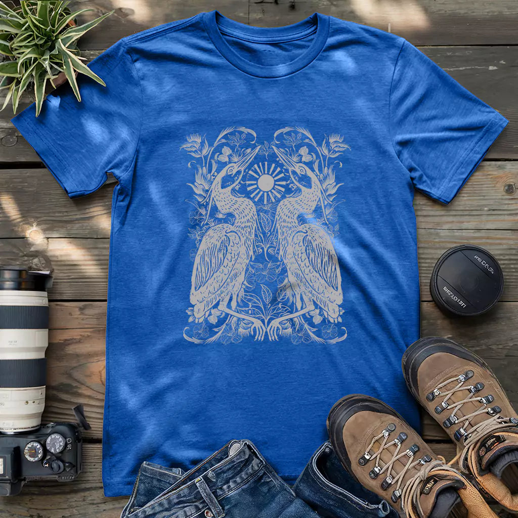 Beautiful dawn of the herons shirt.