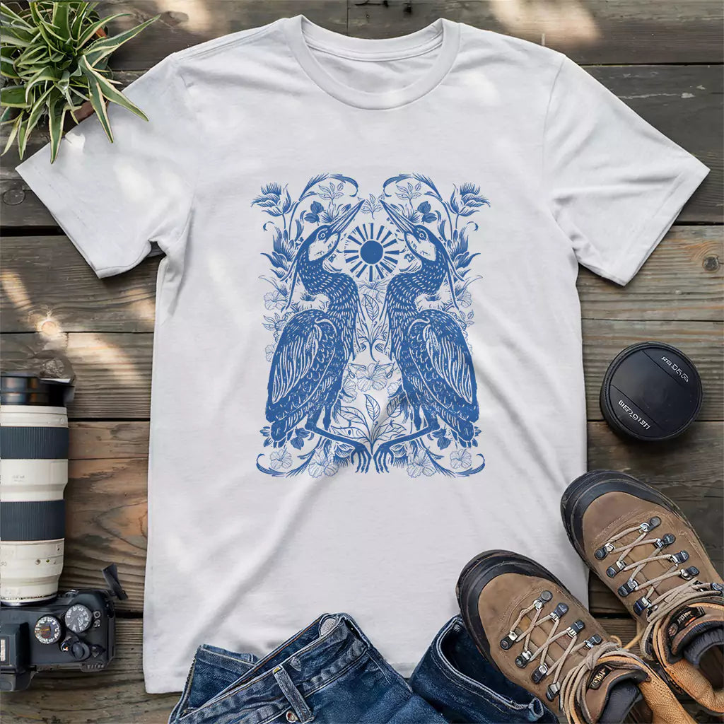 Beautiful dawn of the herons shirt.