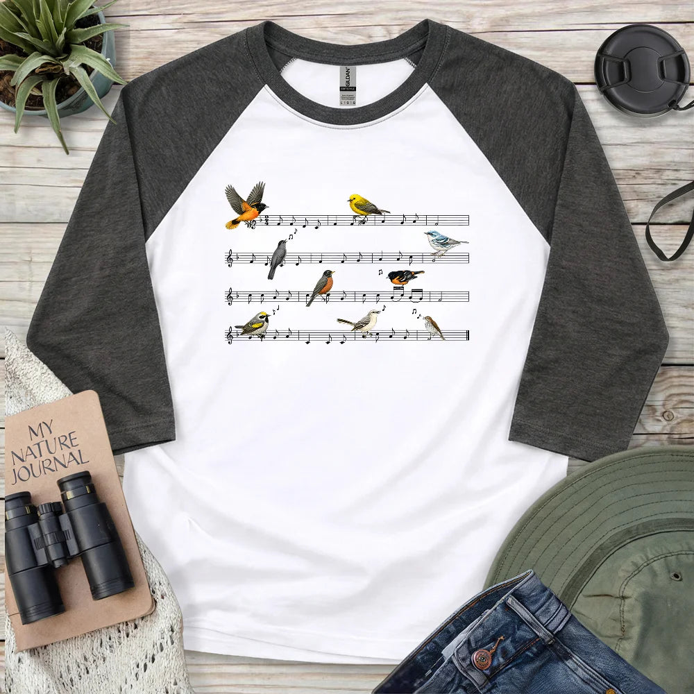 Symphony of Songbirds 3/4 Sleeve T-shirt